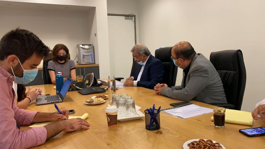 أبو شحادة يلتقي الوزيرة زاندبرغ